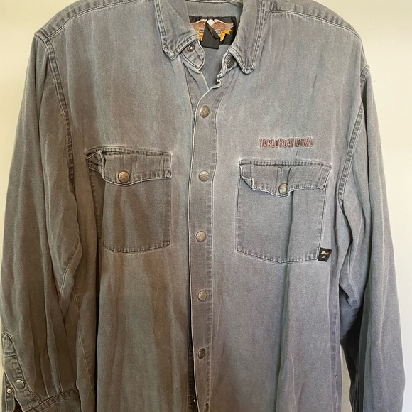 Harley-Davidson Other - Harley Davidson Vintage Mens long sleeve shirt. Size medium